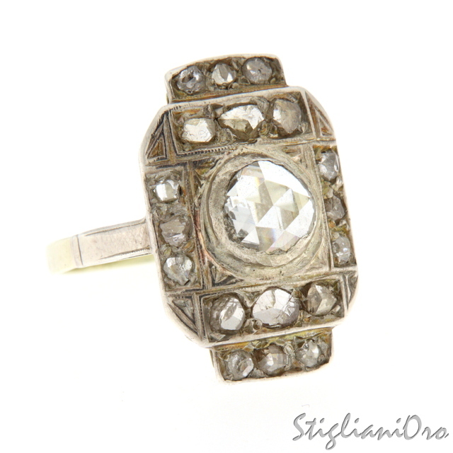 Anello sales chevalier antico